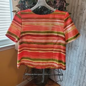 SAG HARBOR MULTI COLORED BLOUSE